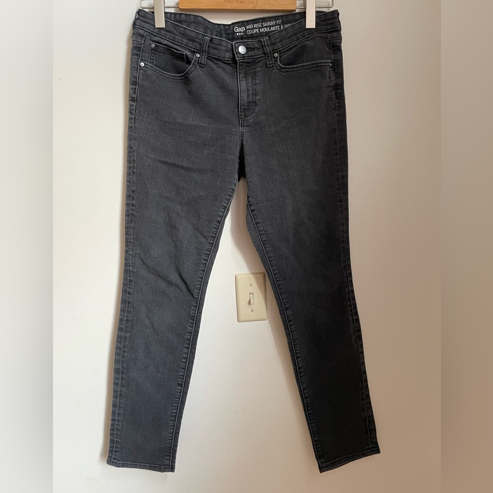 GAP Women's Dark Gray Skinny Jeans